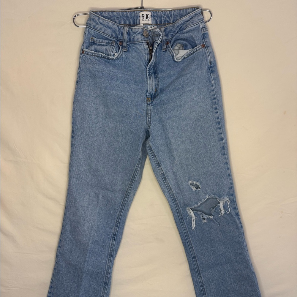 Women's Light Blue BDG Distressed Jeans